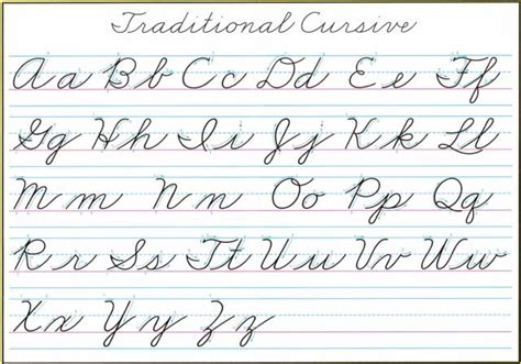 write cursive