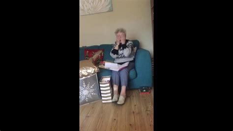 85 year old granny s reaction to getting westlife ticket youtube