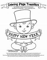 Year Happy Coloring Resolutions Tuesday Good Dulemba Filled Extreme Success Hope Health Much Made Big sketch template