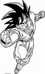 Goku Wecoloringpage sketch template