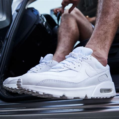 Nike Suede Air Max 90 Running Shoes In White For Men Save 65 Lyst