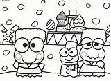 Coloring Pages Keroppi Sanrio Kero Keropi Color Characters Mewarnai Library Kids Russia Play Codes Insertion Popcorn Eat Popular Coloringhome sketch template