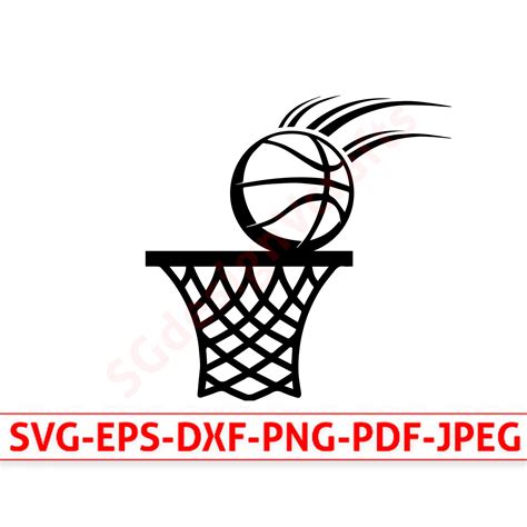 basketball shot svg basketball hoop svg basketball net clip etsy