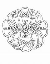 Coloring Celtic Circle Deviantart Pages Colouring Color Knot Books Designs Many Mandala sketch template