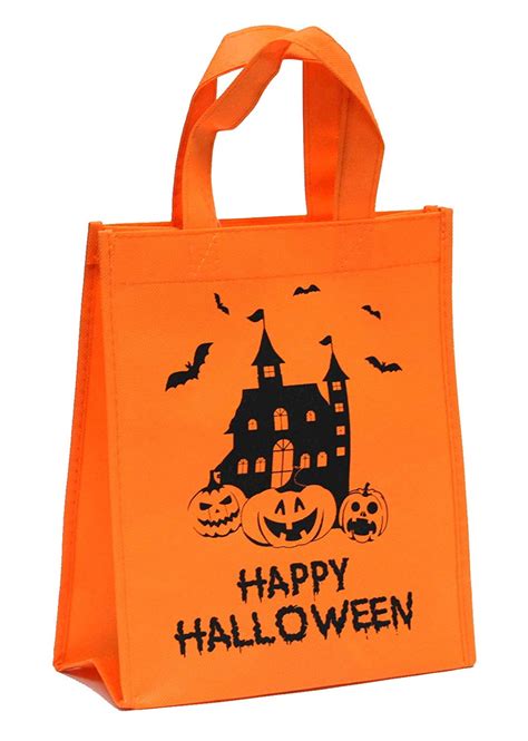 pack halloween trick  treat candy bag reusable grocery candy