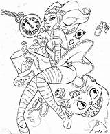 Alice Wonderland Coloring Pages Trippy Disney Adults Drawing Deviantart Caterpillar Adult Madness Returns Printable Sketch Twisted Color Getcolorings Wond Getdrawings sketch template