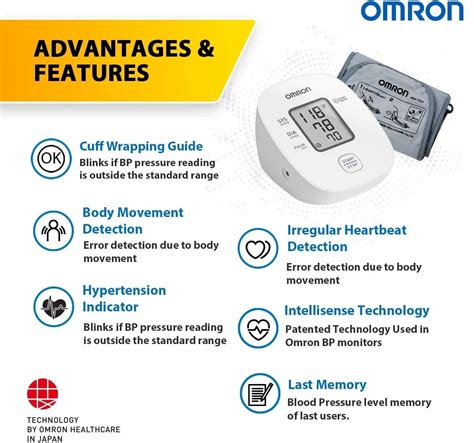 omron automatic blood pressure monitor hypertension indicator