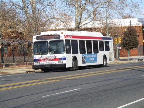 septa  flyer delf  bustleton ave nearing frankford term  flyer buses pennsylvania