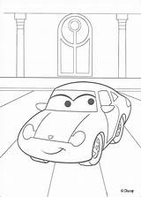 Sally Coloring Carrera Cars Pages Hellokids Print Color sketch template