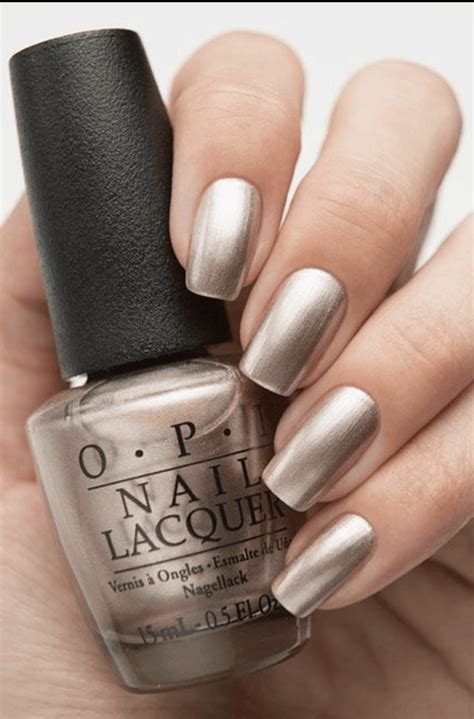 popular winter nail colors      images metallic nails opi nail polish