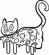 Coloring Pages Pizza Hut Cat Talent Show Steve Zentangle Getdrawings Getcolorings Educational Caesars Weird Little Drawing Colorings sketch template