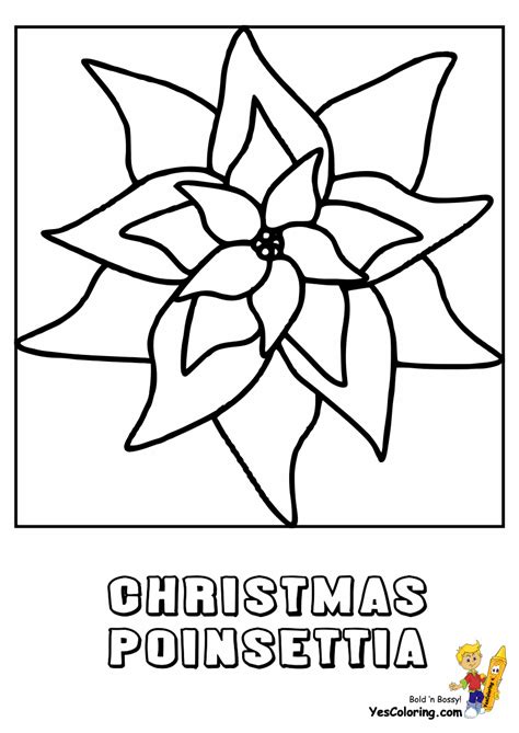 christmas flowers colouring pages christmas coloring sheets
