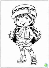 Coloring Strawberry Shortcake Dinokids Close Print sketch template