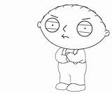 Stewie Coloring Pages Gangster Family Guy Griffin Template Popular sketch template