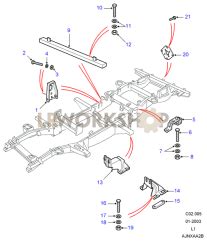 chassis diagrams find land rover parts  lr workshop