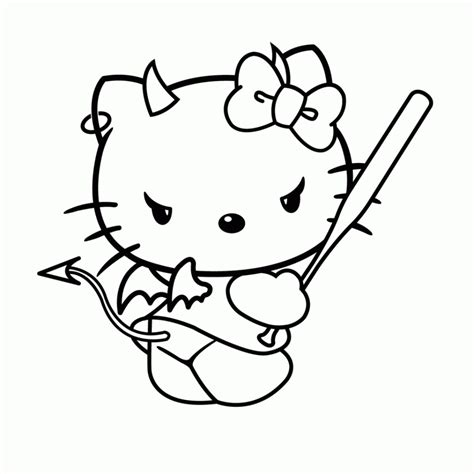 kitty coloring pages halloween ydbl