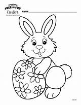 Easter Bunny Coloring Printable Pages sketch template
