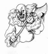 Clown Coloring Drawing Evil Wicked Rajz Jester Google Scary Pages Drawings Clowns Template Getdrawings Visit Choose Board Mentve Innen Hu sketch template