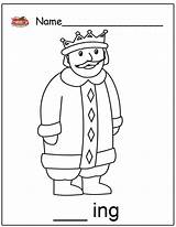King Letter Coloring Activities Preschool Lesson Plans sketch template
