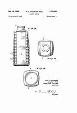 Patents Bottle sketch template