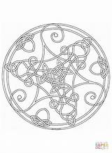 Mandala Celtic Mandalas Supercoloring sketch template