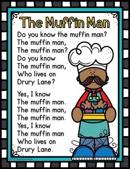 muffin man nursery rhyme pack     sunny skies