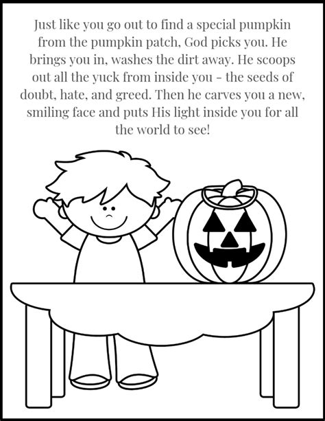 bible halloween coloring pages