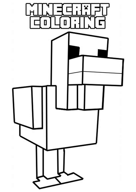 minecraft  printable coloring pages