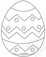Egg Easter Large Patterns Coloring Shape Pages Drawing Template Printable Print Color Getdrawings Drawings Getcolorings sketch template