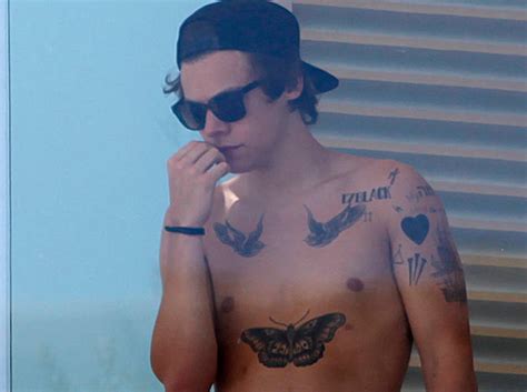 Harry Styles Gets Careless Whisper Lyric Tattoo
