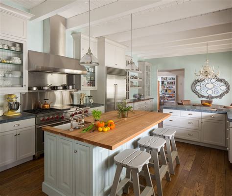 california ranch style kitchen interiors  color