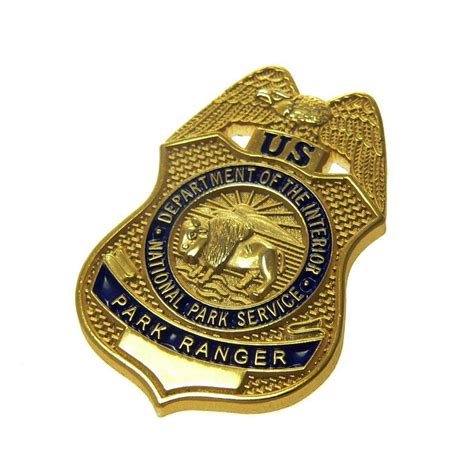 national park service park ranger mini badge pin dept  interior mini badge quality police