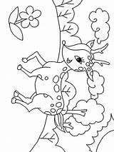Coloring Pages Camouflage Deer Printable Baby Hunting Drawing Cute Tail Getcolorings Getdrawings Color Tailed Colorings sketch template