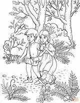 Hansel Coloring Gretel Hänsel Und Pages Forest Pebbles Sister Follow His Ausmalbild Ausmalbilder Printable Zum Schwester Den Folgt Seiner Mit sketch template