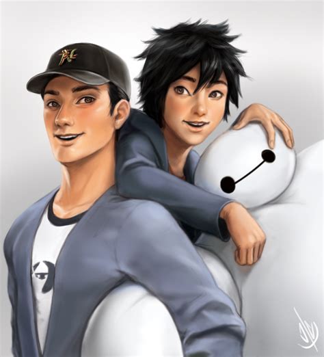 Tadashi Hiro And Baymax Big Hero 6 Fan Art 37783626 Fanpop
