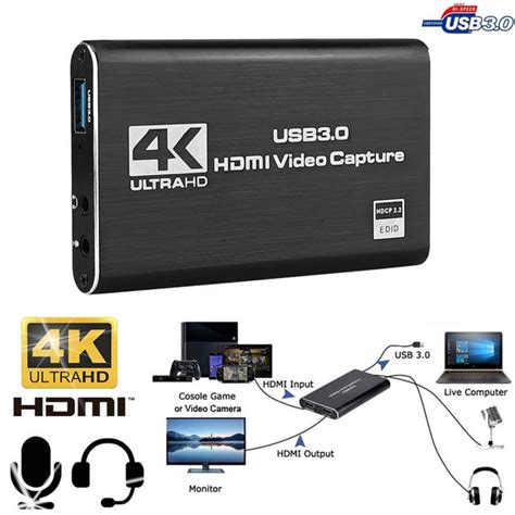 new upgraded 1080p 4k hdmi video capture device hdmi to