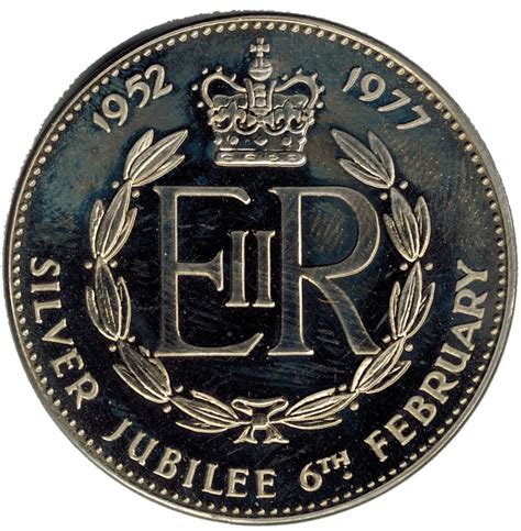 queen elizabeth ii silver jubilee tokens numista