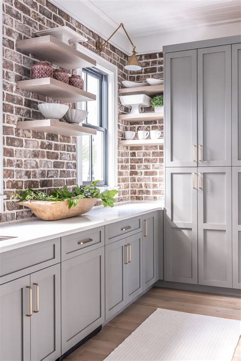 kitchen  gray cabinets   choose  trend decoholic