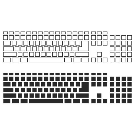 keyboard templates