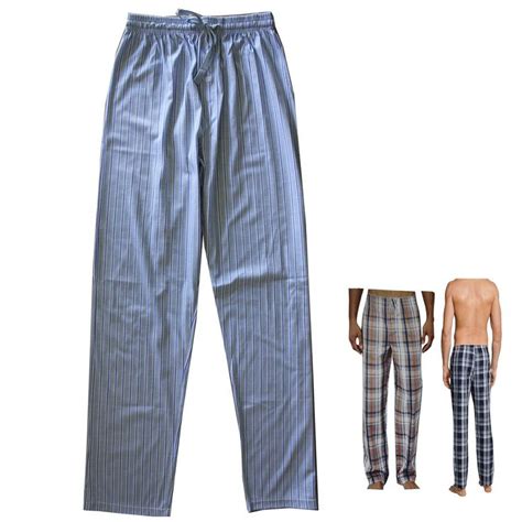 dunne heren pyjama broek licht blauw gestreept heren pyjama pyjama broek pyjama