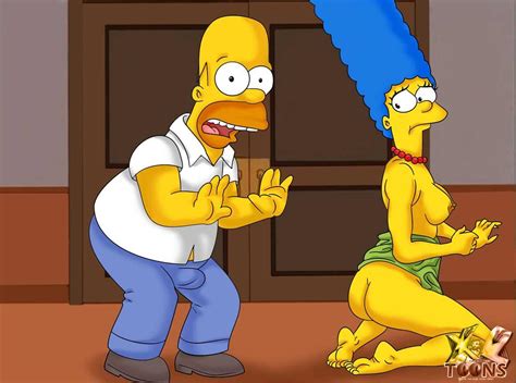 rule 34 ass breasts bulge clothes color female homer simpson human indoors male marge simpson
