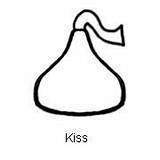 Kiss Kisses Clipart Hershey Candy Chocolate Template Coloring Pages Valentine Preschool Crafts Printable Projects Valentines Bulletin Stress Relieve Board Kids sketch template