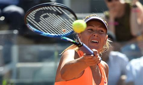 maria sharapova racket sponsor makes shock statement after french open wildcard snub tennis