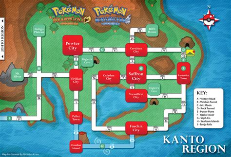 pokemon kanto map hgss    deviantart