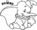 Dumbo Coloring Pages Disney Baby Cute Elephant Drawing Colouring Cartoon Printable Kids Color Smile Bubakids Unbelievably Elephants Christmas Draw Easy sketch template