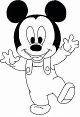 Coloring Mickey Mouse Pages Printable Baby Print Para Colorear Kids Dibujos Disney Bebe Head Color Colouring Tegning Gianfreda Drawing Printables sketch template