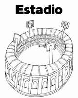 Estadio Estadios Deporte Locos Esos Bajitos sketch template
