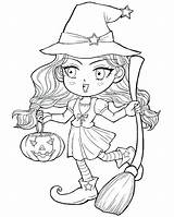 Coloring Witch Pages Face Getcolorings Getdrawings sketch template