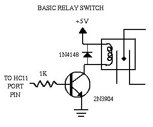 relay  schematic  relay circuit diagram