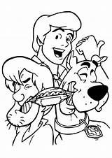 Scooby Doo Coloriage Mewarnai Worksheets Skubi Thanksgiving Tulamama Holiday Bojanke Nazad sketch template